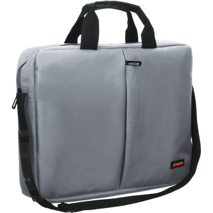 Сумка EXEGATE OFFICE F1590 GREY, серая, полиэстер, для ноутбуков до 15,6