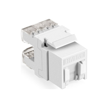 Модуль-вставка Keystone Jack RJ-45 EXEGATE KJ-8P8C-U-C5e-180SH-Dual